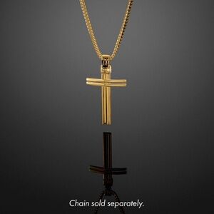 Leslie's 14K Polished Cross Pendant